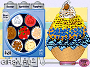 Флеш игра онлайн Мороженое с фруктами