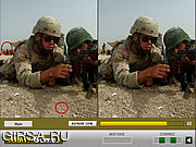 Флеш игра онлайн Найди отличия  - Война / Military Units Difference