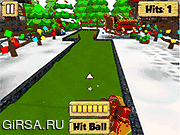 Флеш игра онлайн Мини-Гольф Рождество / Mini Golf Christmas