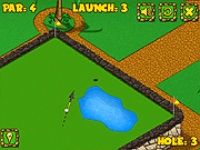 Флеш игра онлайн Mini Golf World