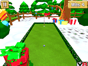 Флеш игра онлайн Мини-Гольф Рождество / Mini Golf Xmas