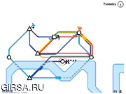 Флеш игра онлайн Мини-Метро