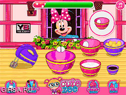 Флеш игра онлайн Кексы мыши Minnie