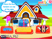 Флеш игра онлайн Неожиданный пирог мыши Минни / Minnie Mouse Surprise Cake