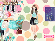 Флеш игра онлайн Мятного Цвета Платье / Mint Colors Dress Up