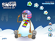 Флеш игра онлайн Мистер Снег Одеваются
