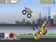 Флеш игра онлайн Биг Фут-Разрушитель / Monster Jam - Destruction