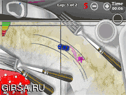 Флеш игра онлайн Крутая гонка / Model Car Racing