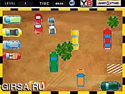 Флеш игра онлайн Стоянка для автомобилей полиции