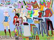 Флеш игра онлайн Mod предназначенный для подростков одевает вверх / Mod Teen Dress Up