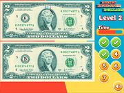 Флеш игра онлайн Детектор Денег: Доллары