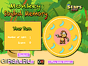 Флеш игра онлайн Память обезьян / Monkey Sound Memory 