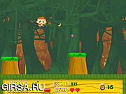 Флеш игра онлайн Обезьяна скачет / Monkey Jump