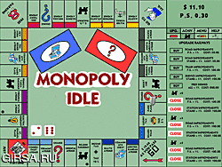 Флеш игра онлайн Праздная монополия / Monopoly Idle