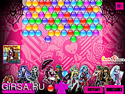 Флеш игра онлайн Монстр Хай - Шарики / Monster High Bubbles
