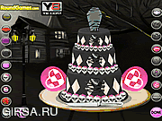 Флеш игра онлайн Торт для монстриков / Monster High cake Decoration 