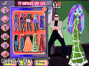Флеш игра онлайн Монстр Хай В Стиле Гангнам  / Monster High Gangnam Style 