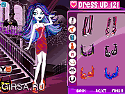 Флеш игра онлайн Монстр высокой спектры Стиль платье вверх / Monster High Spectra Style Dress up