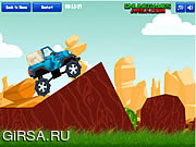 Флеш игра онлайн Грузовик монстров / Monster Truck Challenge