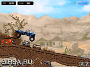 Флеш игра онлайн Путешествие на джипе 2 / Monster Truck Trip 2