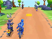 Флеш игра онлайн Мото Мотоцикл Атака Расы