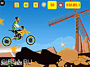 Флеш игра онлайн Крутой мотокросс / Motocross Bike Challenge