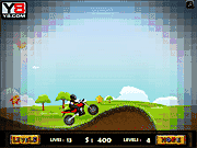 Флеш игра онлайн Приключение Мотоцикле В Гору