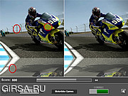 Флеш игра онлайн Мотоцикл. Найти отличия / Motorbike Differences 