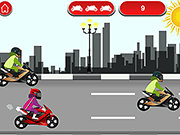 Флеш игра онлайн Мотоциклисты