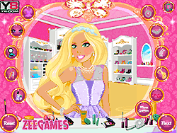 Флеш игра онлайн Барби супер звезда маияж / Movie Star Barbie Makeup