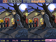 Флеш игра онлайн Г-н тыквы в ночь Хэллоуина  / Mr. Pumpkin in the Halloween Night
