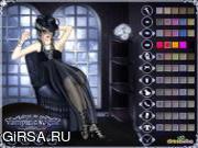 Флеш игра онлайн Наряд для мисс Дракулы / Ms. Dracula - Vampire Dress Up 