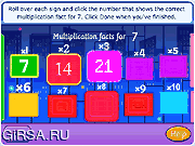 Флеш игра онлайн Умножение / Multiplication Facts