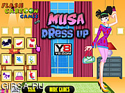 Флеш игра онлайн Наряд для Музы / Musa Dress Up