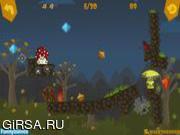 Флеш игра онлайн Нашествие ядовитых грибов / Mushroom Showdown