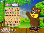 Флеш игра онлайн Мой медведь одевается / My Bear Dress Up