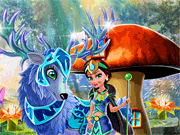 Флеш игра онлайн Мой Сказочный Олень / My Fairytale Deer
