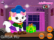 Флеш игра онлайн С Днем рождения, мой любимый котенок! / My Little Kitty Birthday 
