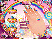 Флеш игра онлайн Ногтевая Студия - Дизайн Конфеты / Nail Studio - Candy Design