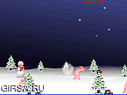 Флеш игра онлайн Голый Санта