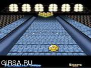 Флеш игра онлайн Марио в замке - Боулинг / Name: Mario Castle Bowling