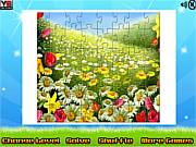 Флеш игра онлайн Природные цветы. Пазл / Nature Flowers Puzzle 