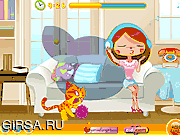 Флеш игра онлайн Naughty Kitty