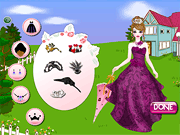 Флеш игра онлайн Новый Довольно Принцесса Бальное Платье