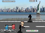 Флеш игра онлайн Истребители в Нью-Йорке