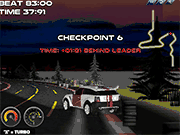 Флеш игра онлайн Ралли Ночная Гонка / Night Race Rally