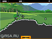 Флеш игра онлайн Ниндзя на велосипеде