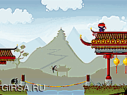 Флеш игра онлайн Ниндзя спасает принцессу / Ninja Land