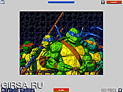 Флеш игра онлайн Черепашки-ниндзя пазл / Ninja Turtles Jigsaw