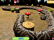 Флеш игра онлайн Новая змея 3D / Nova Snake 3D